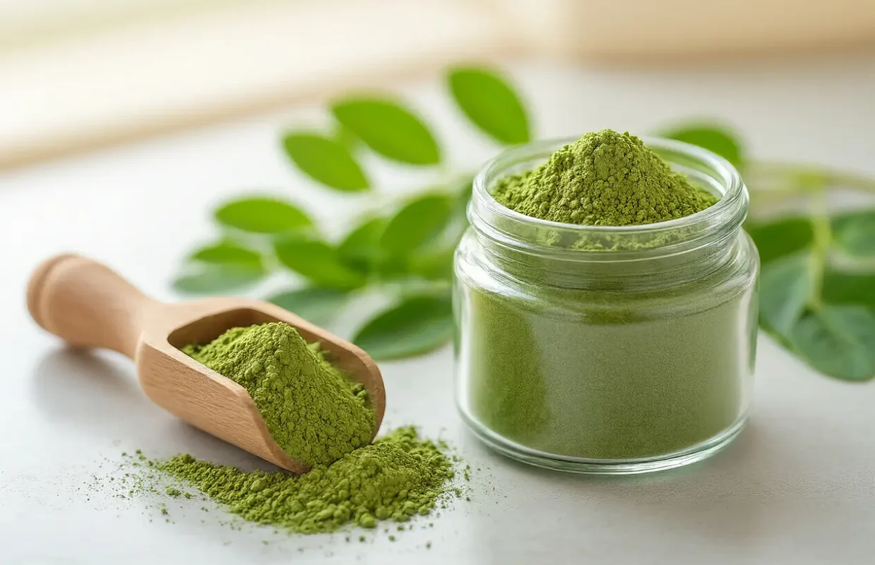 organic moringa powder, moringa health benefits, superfood for energy, natural detox, how to use moringa powder, moringa for immunity