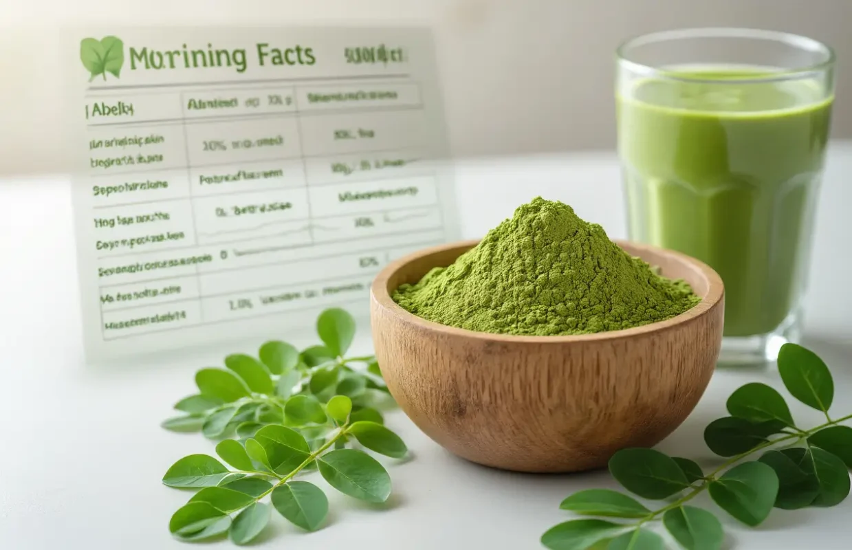 organic moringa powder, moringa health benefits, superfood for energy, natural detox, how to use moringa powder, moringa for immunity
